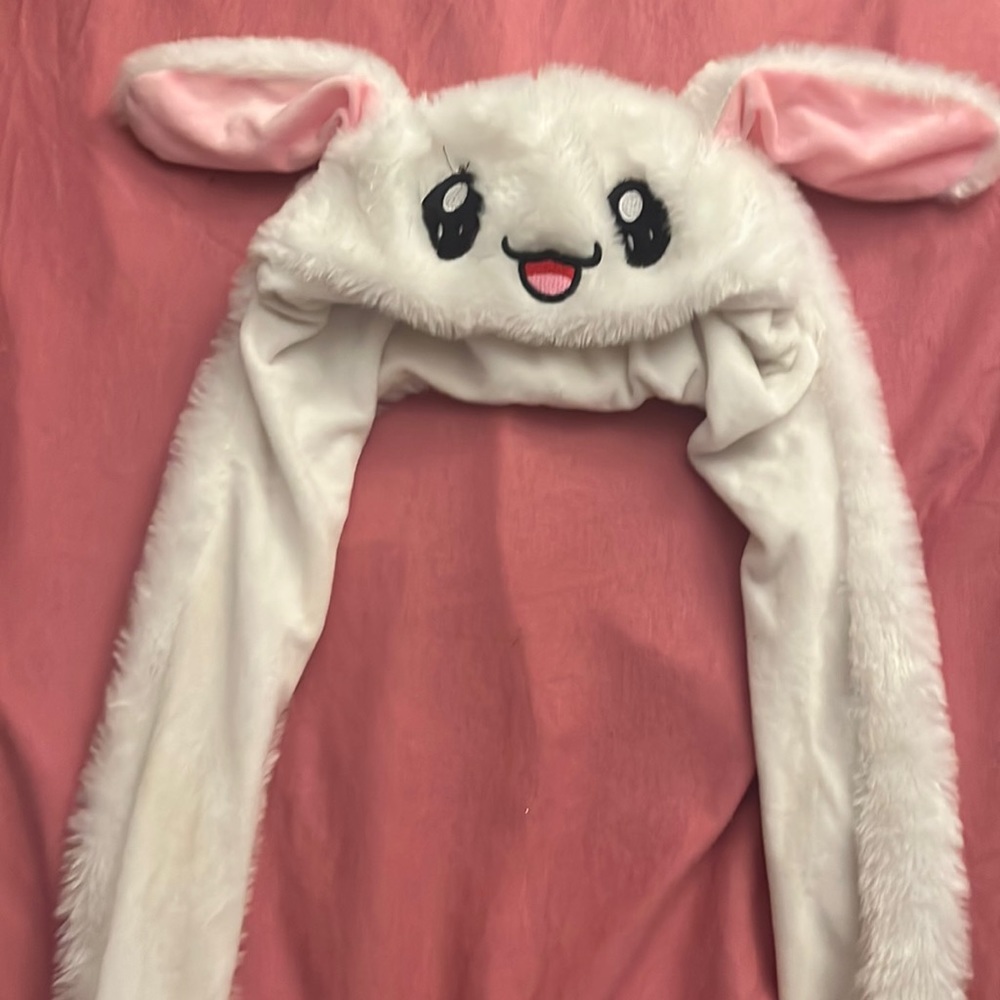 Cute bunny hat ears can move